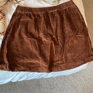 American Eagle Brown Cotton Skirt